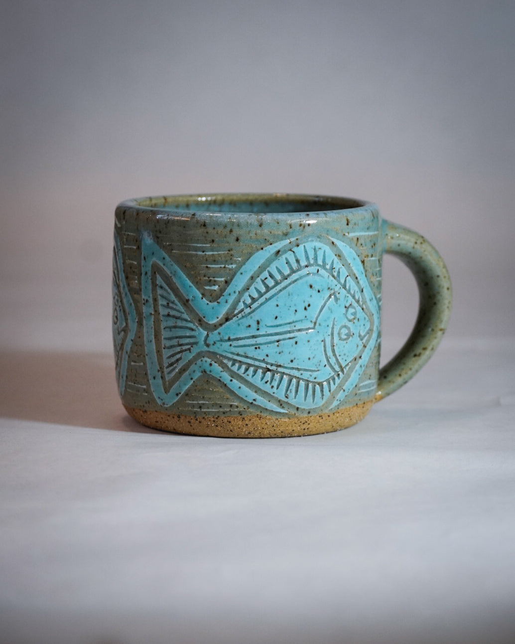 Powder Day Blue Halibut Mug
