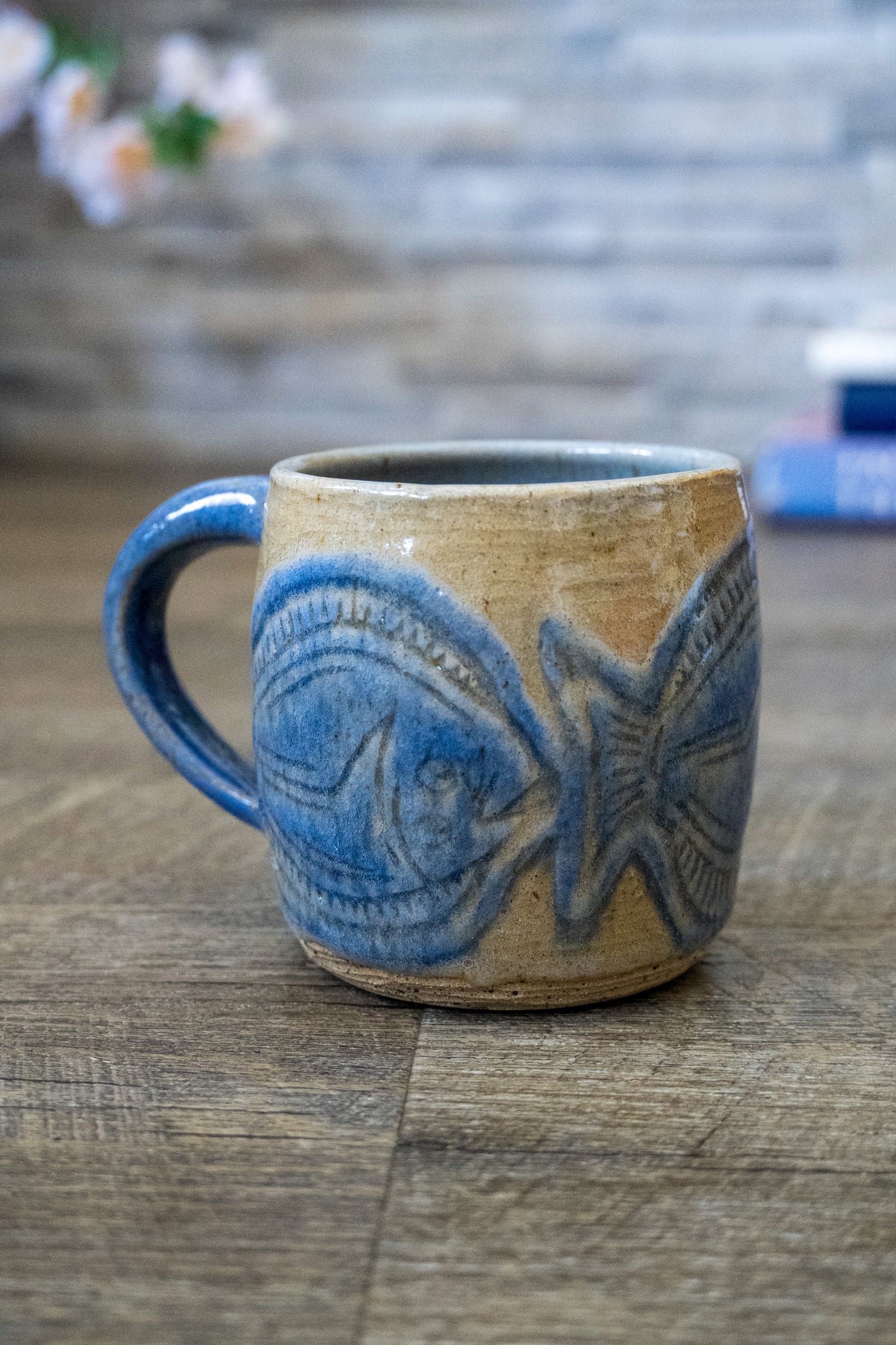 Marine Blue Halibut Mug