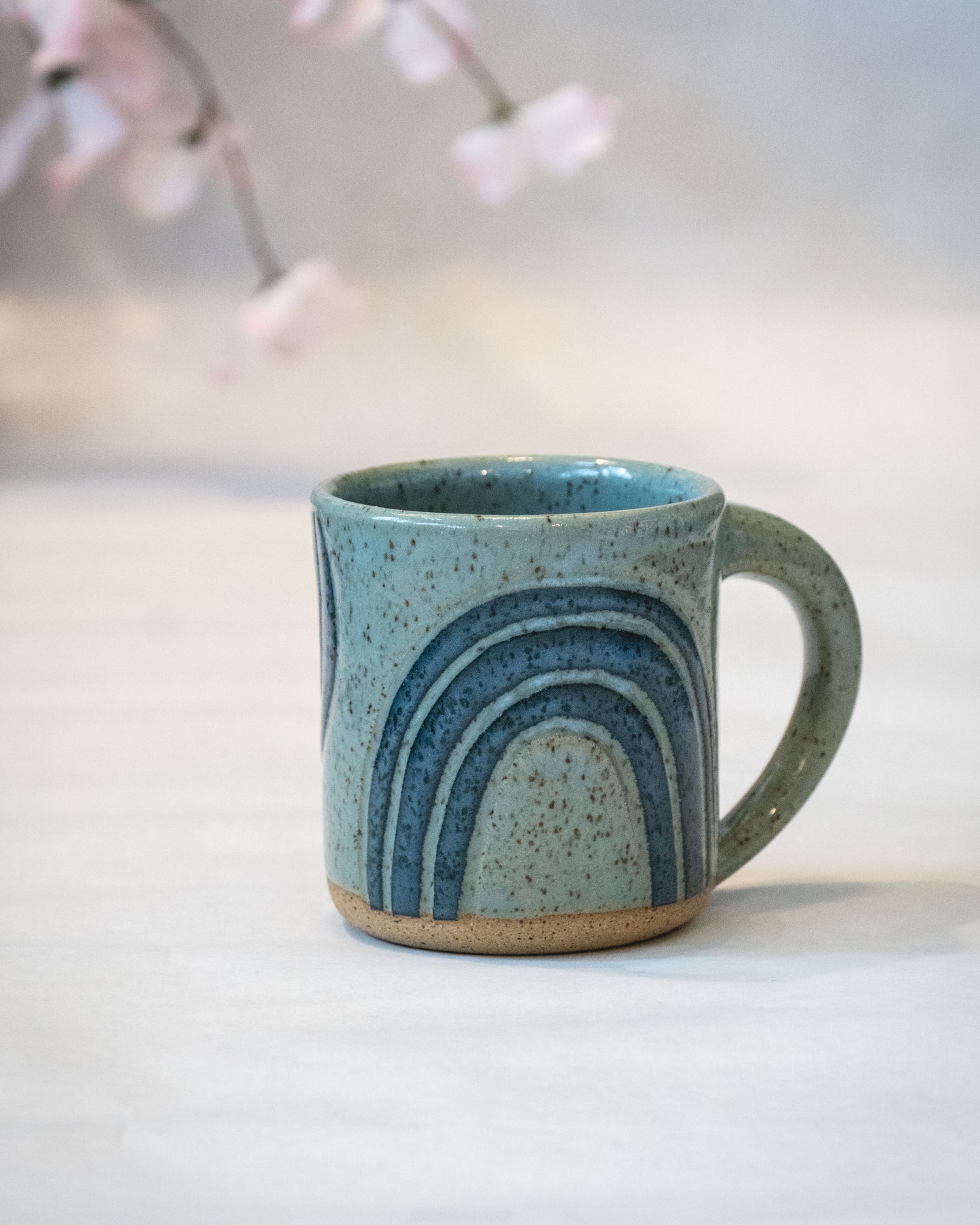 Teal Line Mug