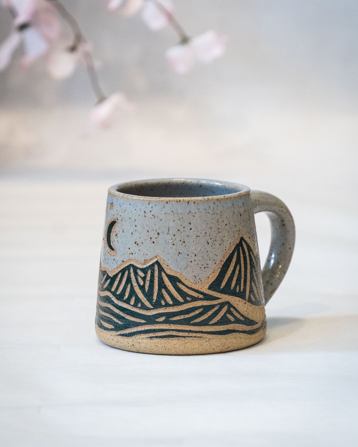 Lavender Mountain Mug 3 / Boat Mug