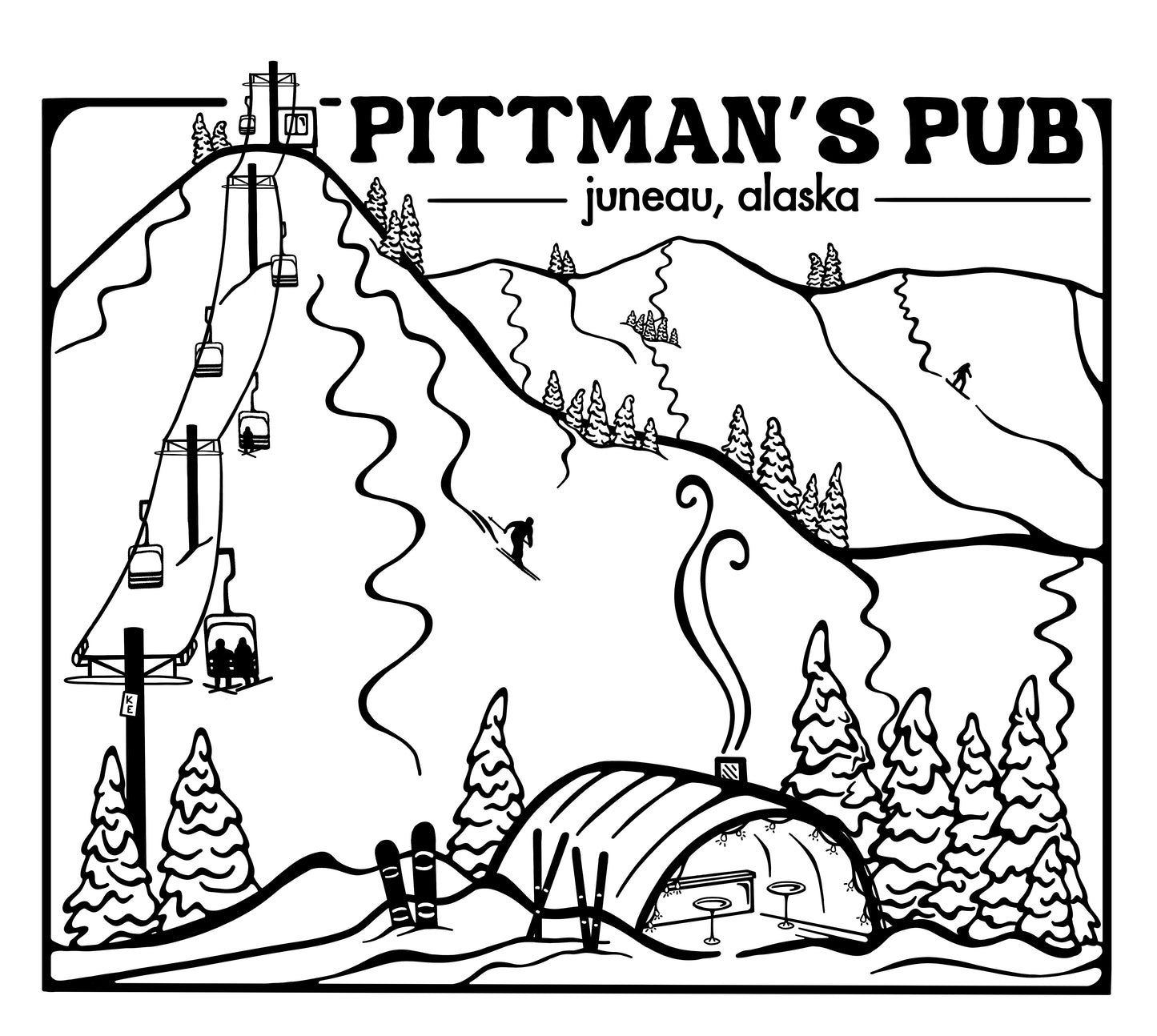 Pittman's Pub Shirt Design