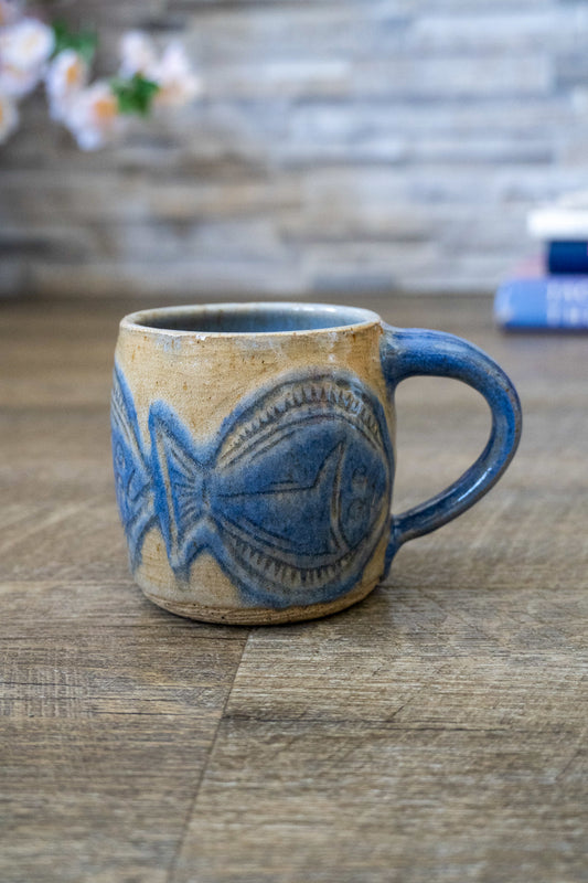 Marine Blue Halibut Mug