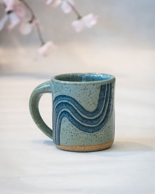 Teal Line Mug