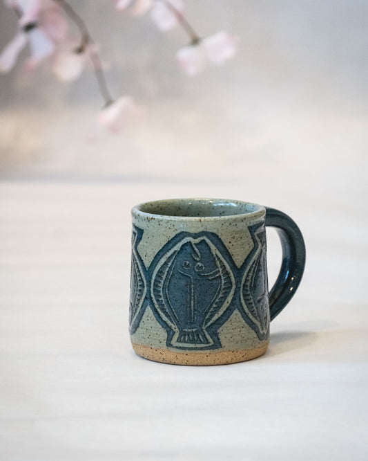 Turquoise Halibut Mug 5