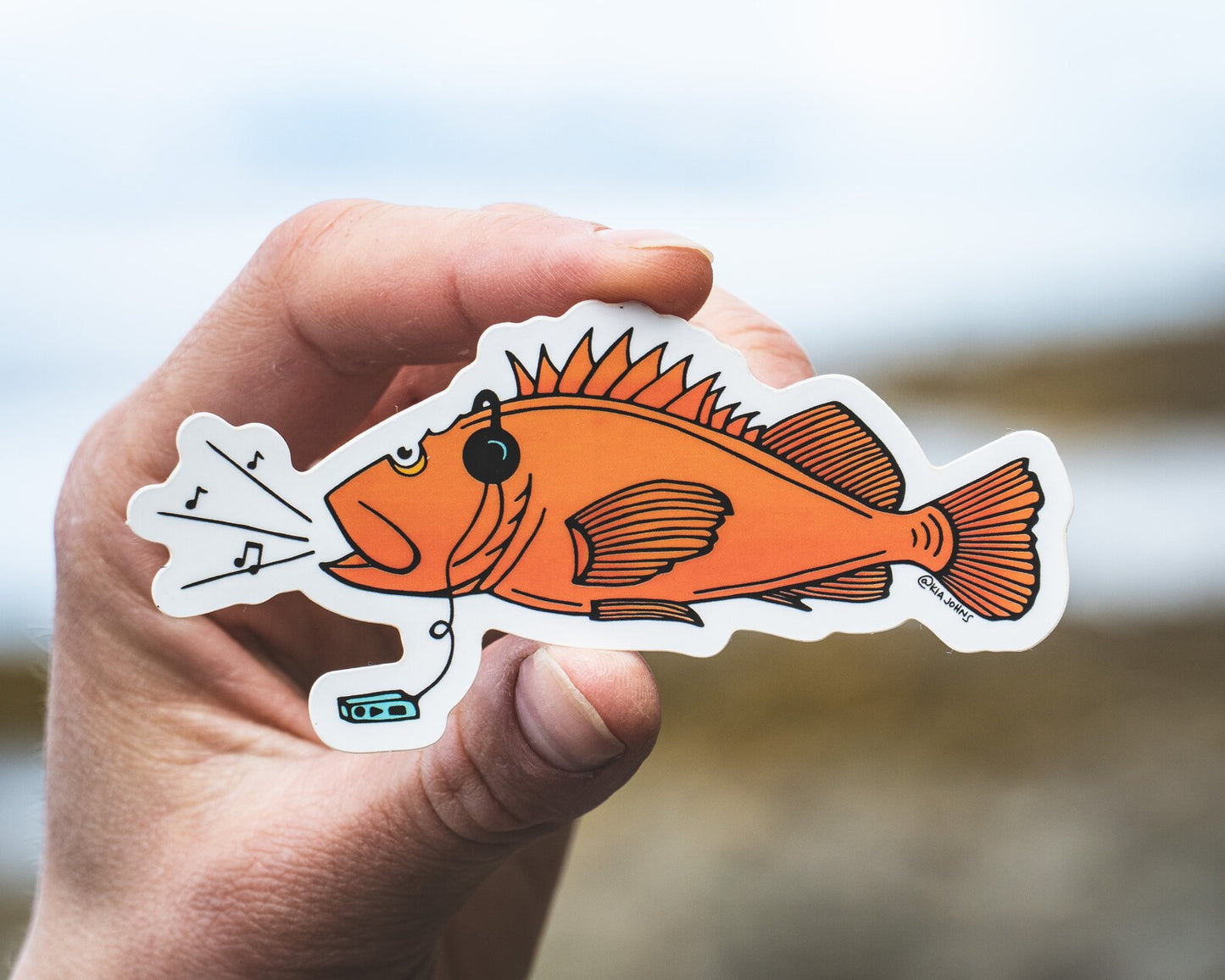 Rockin' Rockfish Sticker